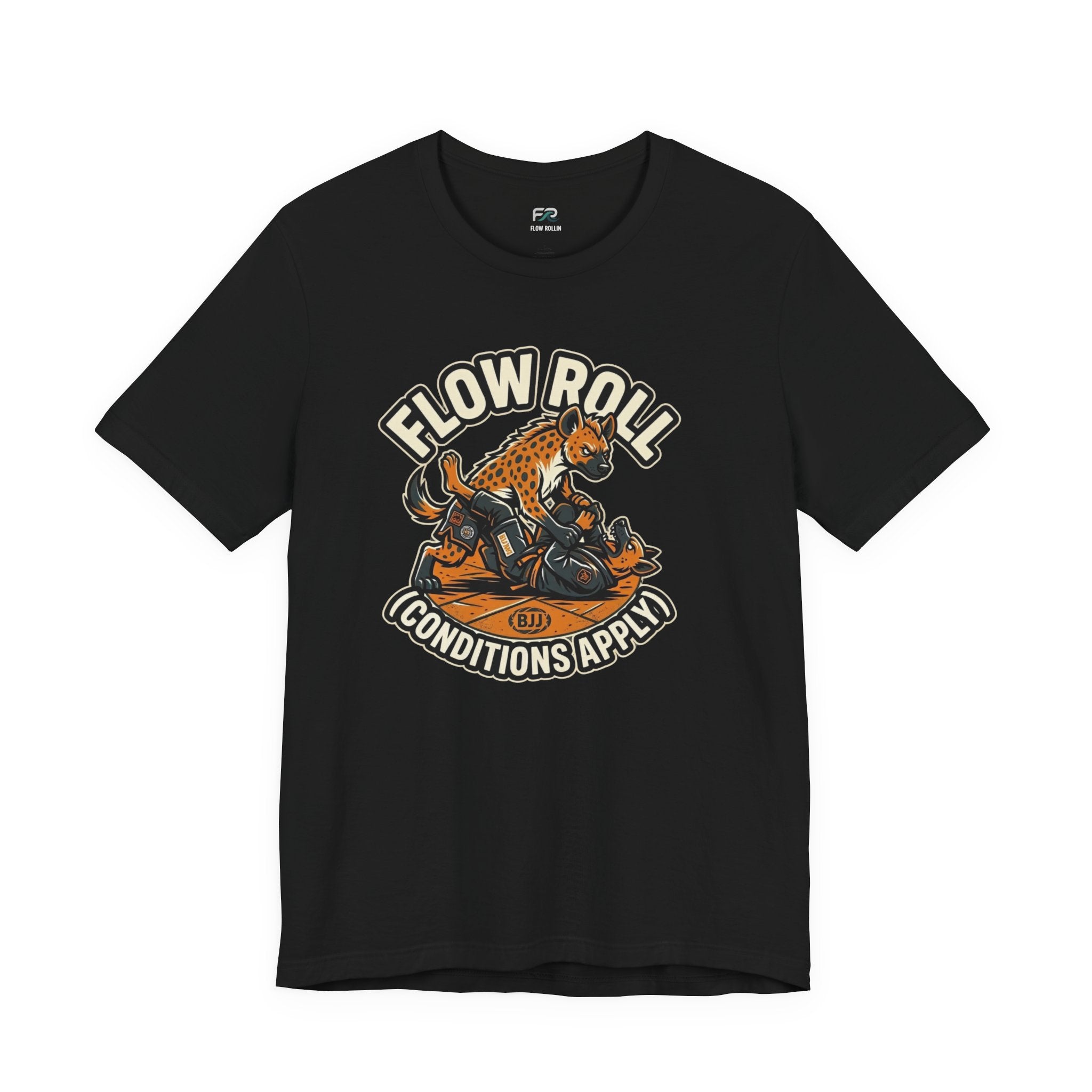 Flow Roll Lies and Conditions Apply - Funny BJJ Mascot T-Shirt