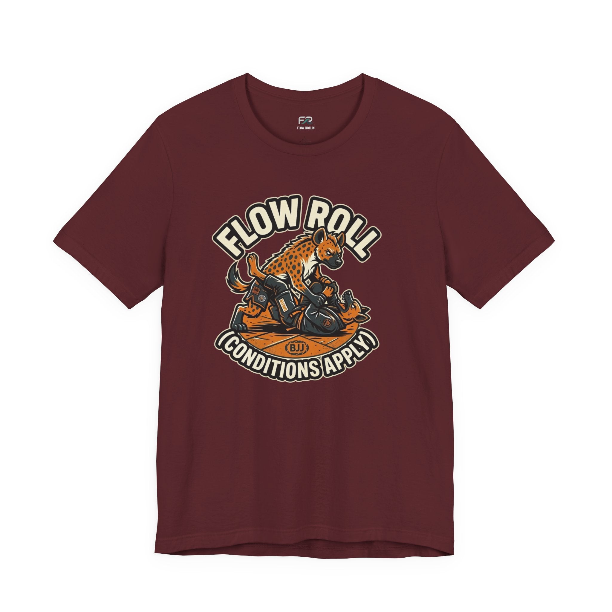 Flow Roll Lies and Conditions Apply - Funny BJJ Mascot T-Shirt